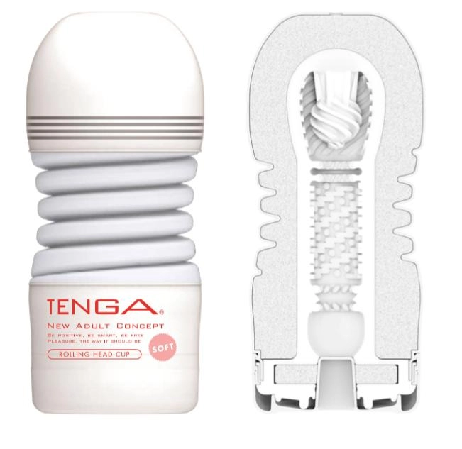 Мастурбатор "Tenga Rolling Head Cup Gentle" с подвижным корпусом 