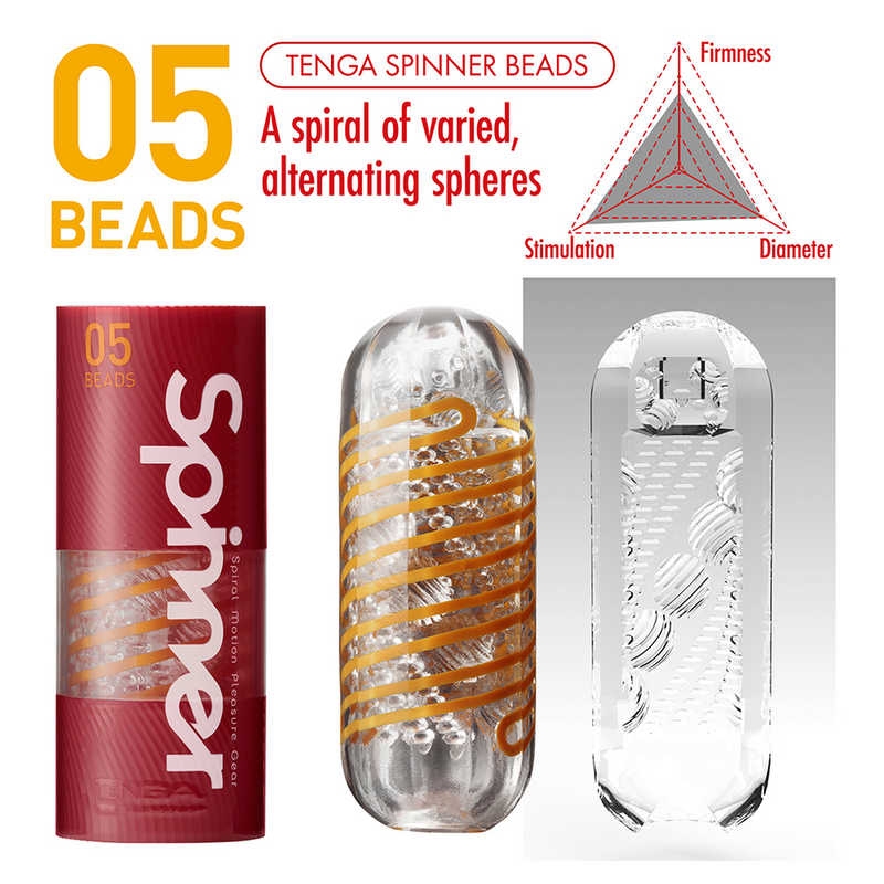 Мастурбатор с прокручивающим эффектом "Tenga Spinner 05" 